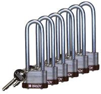 39N342 Padlock, Different Key, PK 6
