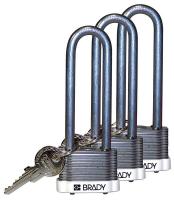 39N360 Padlock, Alike Key, PK 3