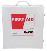 39N796 Empty First Aid Cabinet, 3 Shelf