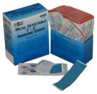 39N894 Blue MD Bandage, 1 x 3In, PK 50