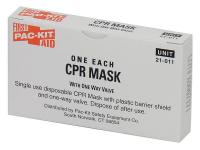 39P013 CPR Mask, 1 Way Valve