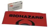 39P016 Biohazard Bag, 24 x 24, Boxed