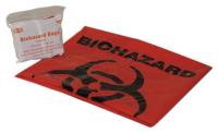 39P017 Biohazard Bag, 24 x 24, Bagged