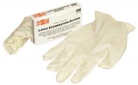 39P029 Disposable Gloves, Latex, L, Natural, PK4