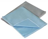 39R423 Glass Microfiber Towel, 12 x 16, PK 2