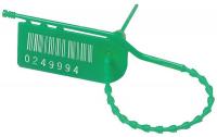 39R480 Pull Tight Seal, 8 In, HDPE, Green, PK 100