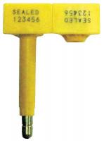 39R487 Bolt Seal, 3-3/8 x 29/64 In, Yellow, PK 200