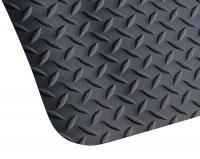39R766 Antifatigue Mat, Diamond, Black, 3x5ft