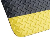 39R773 Antifatigue Mat, Diamond, Blk/Ylw, 3x10ft