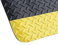 39R776 Antifatigue Mat, Diamond, Blk/Ylw, 4x75ft