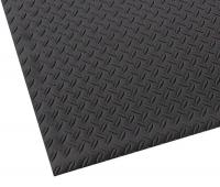 39R791 Antifatigue Mat, Diamond, Black, 2x3ft