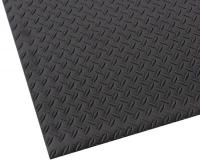 39R794 Antifatigue Mat, Diamond, Black, 3x12ft