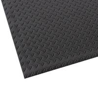39R795 Antifatigue Mat, Diamond, Black, 2x60ft