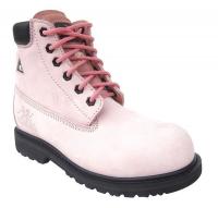 39T196 Work Boots, Comp, Wmn, Pink, 10, PR