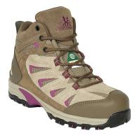 39T267 Hiker Boots, 6 In., Stl, Wmn, Blk, 6, PR