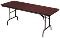 39T721 Folding Table, 30x96, Mahogany