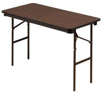 39T724 Folding Table, 24x48, Walnut
