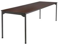 39T734 Folding Table, 30x96, Walnut