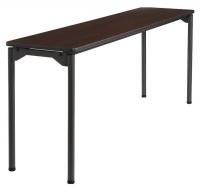 39T739 Folding Table, 18x72, Walnut