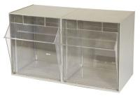 39T747 Tip Out Bin, 2 Bins, 12-5/16x23-5/8x14