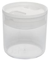 39T805 Rnd Store Canister, 0.6qt, Clear/White, PK4