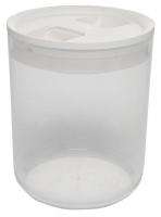 39T813 Rnd Store Canister, 3.3qt, Clear/White, PK4