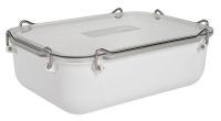 39T835 Snp Store Canister, 1.4qt, White/Clear, PK4