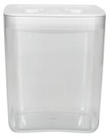 39T852 Sq Storage Canister, 3qt, Clear/White, PK4