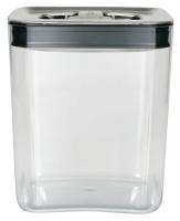 39T853 Sq Storage Canister, 3qt, Clear/Silver, PK4