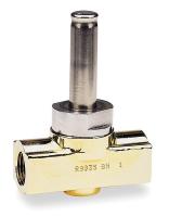 4A699 Solenoid Valve Less Coil, 3/8 In, NC, Brass