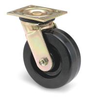 3A842 Swivel Plate Caster, 1000 lb, 5 In Dia
