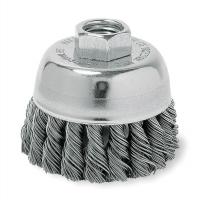 3AC09 Knot Wire Cup Brush, Stl, 2 3/4 Dia