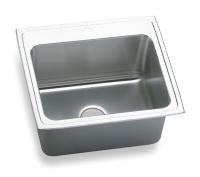 3AEG4 Drop-In Sink, SS, 18 Gauge, 25 In L