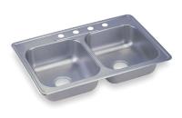 3AEG5 Drop-In Sink, SS, 23 Gauge, 33 In L