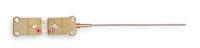 3AEY6 Thermocouple Probe, Type K, Length 24 In