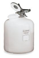 1YNJ8 Disposal Can, 2 Gal., White, Polyethylene