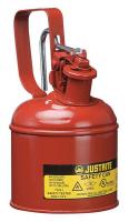 3LLD5 Type I Safety Can, 1/8 gal., Red, 6-3/4In H