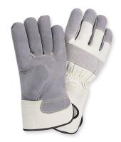 1VT33 Leather Gloves, Heat/Cut Resist, M, PR