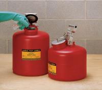 3AW63 Disposal Can, 5 Gal., Red, Polyethylene