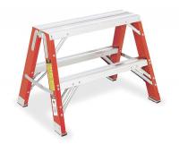 3AZU4 Work Stand, 24 In H, 300 lb., Fiberglass