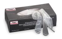 3BA40 Disposable Gloves, Vinyl, L, Clear, PK100
