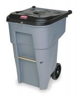 3BU52 Confidential Waste Container, 65 G, Gray