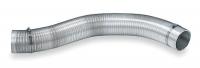 3C591 Noninsulated Flexible Duct, 500F, 15 ft. L