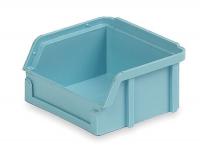 3CLP5 Stack &amp; Hang Bin, W 4, H 2, D 3 1/2, Blue