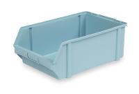 3CLR9 Stack &amp; Hang Bin, W 11 3/4, D 18 1/2, Blue