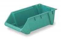 3CLT2 Stack and Nest Bin, W 11 3/8, D 24, Green