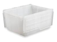 3CLV2 Attached Lid Container, L 26-9/10, Clear