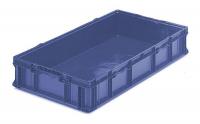 3CLW6 Straight Wall Long Box, H 7 1/4, D 48, Blue