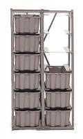 3CLW8 Container Rack, Includes 12 Containers