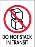 16U972 Shipping Labels, Paper, 4 In. H, PK50